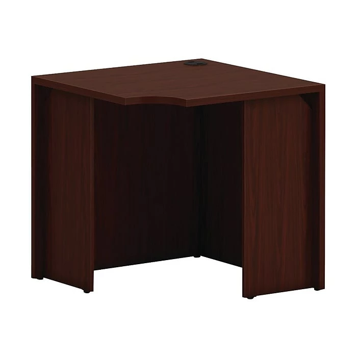 HON Mod 30" Corner Desk Shell, Traditional Mahogany (HLPLCS30.LTM1)