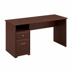 Bush Furniture Cabot 60W Computer Desk With Drawers, Harvest Cherry (WC31460-03)