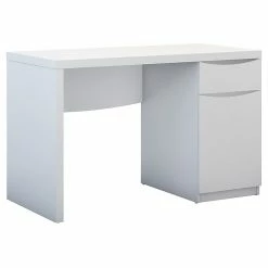 Bush Furniture Montrese Computer Desk, Pure White (MY72117-03)