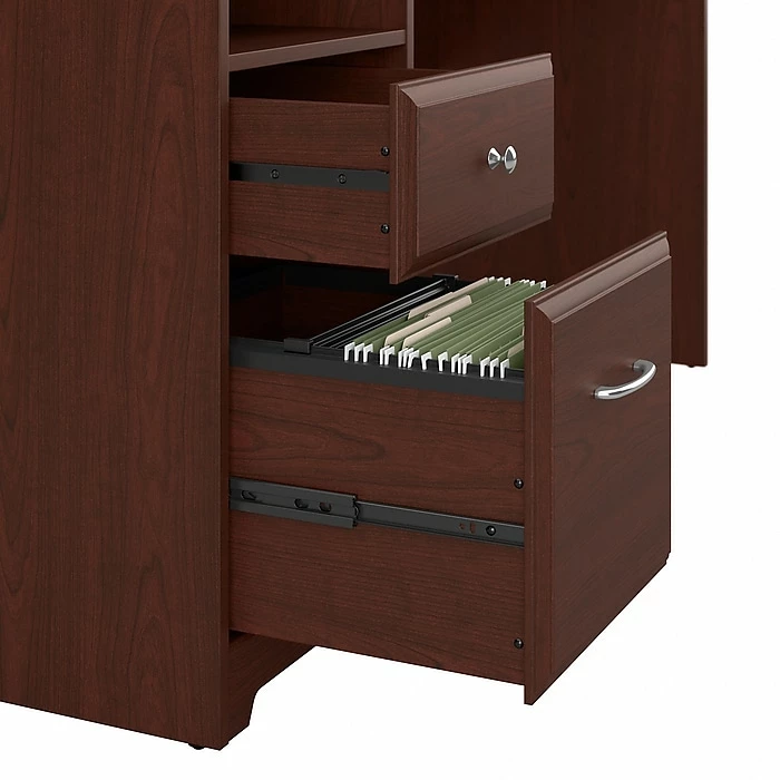 Bush Furniture Cabot 60W Computer Desk With Drawers, Harvest Cherry (WC31460-03) - Image 6