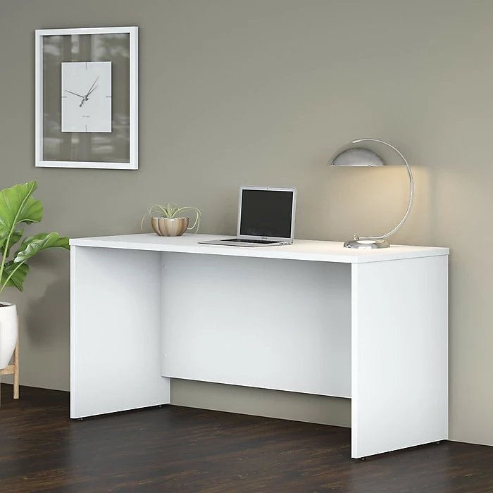 Bush Business Furniture Studio C 60W X 24D Credenza Desk, White (SCD360WH) - Image 2