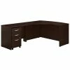 Bush Business Furniture Westfield Left Handed L Shaped Desk With Mobile File Cabinet, Mocha Cherry (SRC007MRLSU)