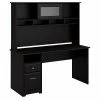 Bush Furniture Cabot 60W Computer Desk With Hutch And Drawers, Espresso Oak (CAB042EPO)