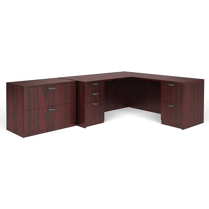 Global Superior BUNDLE14 Workstation, Mahogany - Image 2