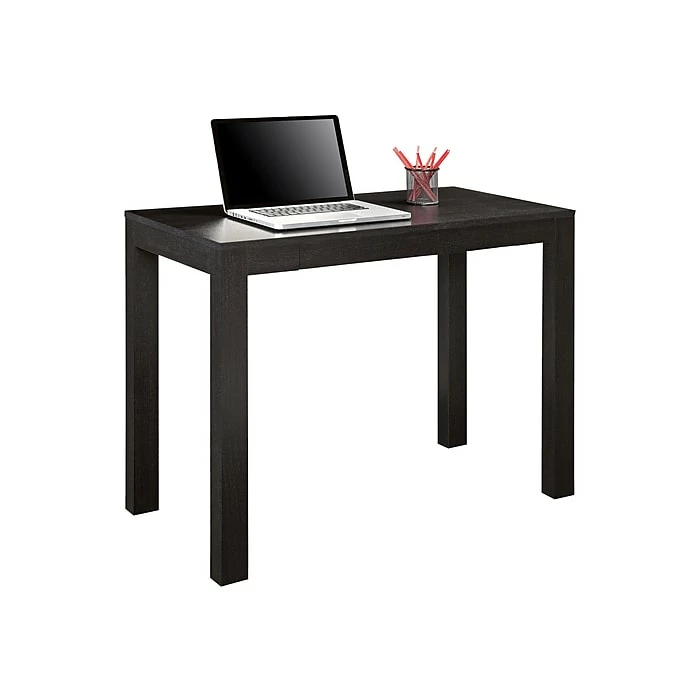 Ameriwood Home Parsons 39" W Desk With Drawer, Black Oak (9178396) - Image 2