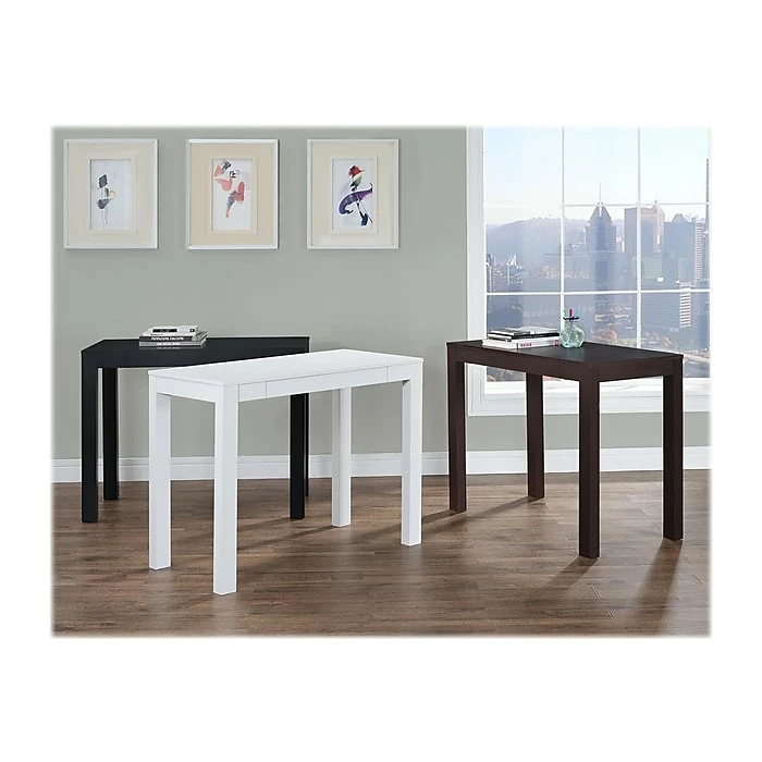 Ameriwood Home Parsons 39" W Desk With Drawer, Black Oak (9178396) - Image 6