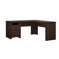 Bush Furniture Buena Vista 60W L-Desk, Madison Cherry (MY13830-03)