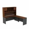 Bush Business Furniture Westfield Right Handed Corner L Shaped Desk With Hutch, Hansen Cherry (SRC002HCR)
