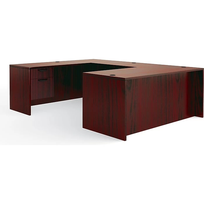 Global Offices To Go Superior Laminate Bundle 1, American Mahogany Laminate, 66"W X 96"L X 29.5"H - Image 2