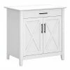 Bush Furniture Key West 30" Secretary Desk, Pure White Oak (KWS132WT-03)