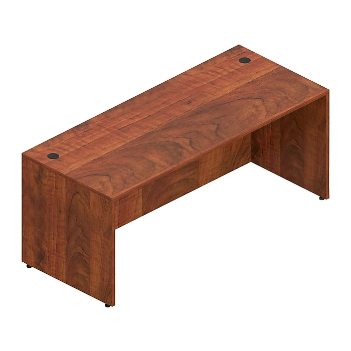 Offices To Go Superior Laminate 71" Desk Shell, American Dark Cherry (TDSL7130DS-ADC)