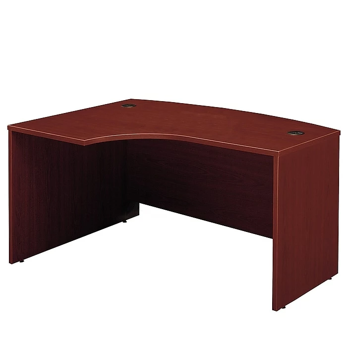 Bush Business Furniture Westfield 60W X 43D Left Handed L Bow Desk, Mahogany (WC36733)