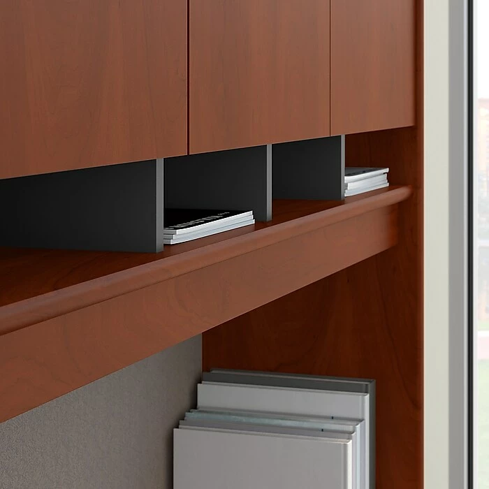 Bush Business Furniture Westfield 72W X 30D Office Desk With Hutch And Mobile File Cabinet, Hansen Cherry (SRC080HCSU) - Image 6