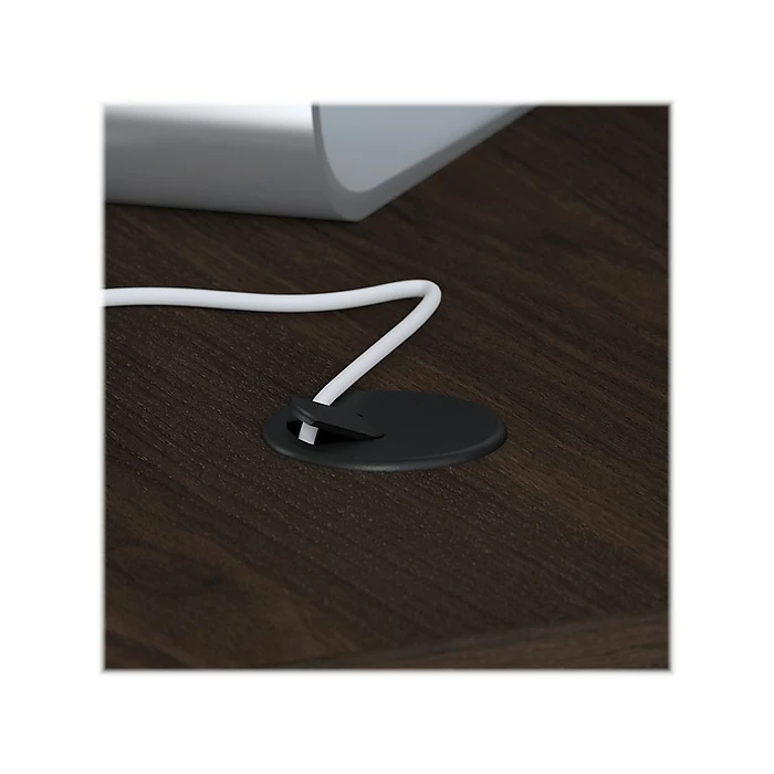 Bush Business Furniture Studio C 72"W L Shaped Desk, Hutch, Mobile File Cabinet + 42" W Return Bundle, Black Walnut (STC006BWSU) - Image 7