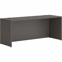 HON Mod 72" Credenza Shell Desk, Slate Teak (HLPLCS7224LSL1)