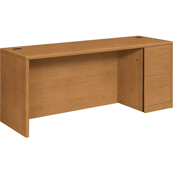 HON® 10700 Series Office Collection In Harvest, Single, Right, Full-Height Pedestal Credenza - Image 2
