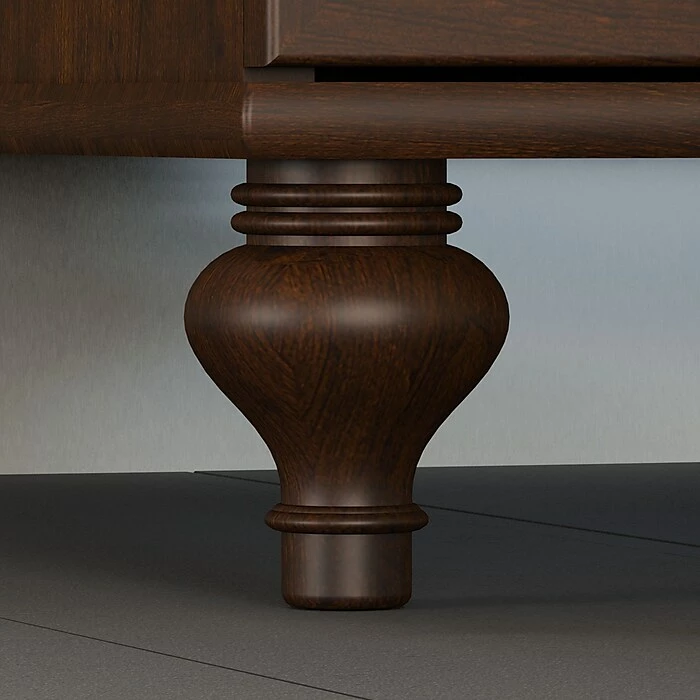 Kathy Ireland® Home By Bush Furniture Volcano Dusk 51W Desk, Coastal Cherry, (ALA002CC) - Image 3