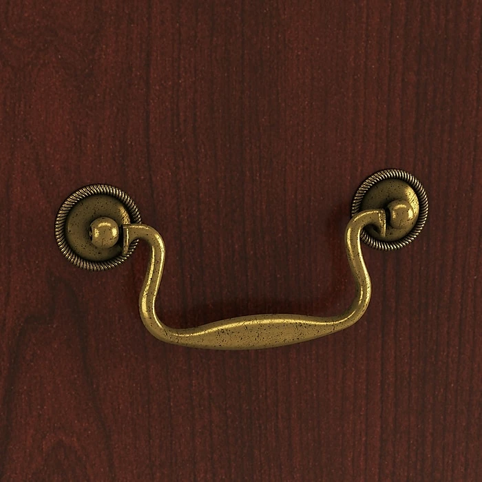 Bush Furniture Saratoga L Shaped Computer Desk, Harvest Cherry/Harvest Cherry (EX45670-03K) - Image 6