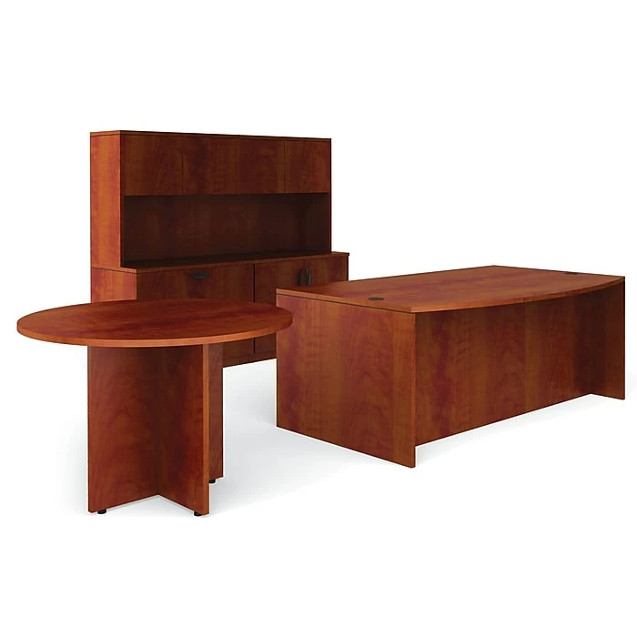 Global Offices To Go Superior Lam Bundle 8, American Dark Cherry Lam, 71" W X 143"L X 29.5"H/71"H, 42"L/W