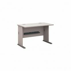 Bush Business Furniture Cubix 48W Desk, Pewter (WC14548)