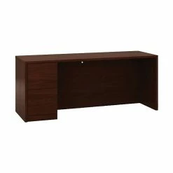 HON® 10500 Series Left Credenza, Mahogany, 29 1/2"H X 72"W X 24"D