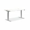 HON Coordinate 48"W X 24"D Laminate Height-Adjustable Desk, White (BAHHAB2S2LP8)