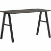 HON Mod 48"W Table Desk, Slate Teak (HLPL4824LS1ALEGBLK)