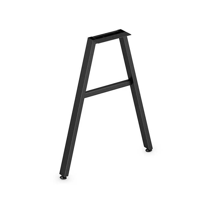 HON Mod 48"W Table Desk, Slate Teak (HLPL4824LS1ALEGBLK) - Image 6