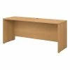 Bush Business Furniture Westfield 72W X 24D Credenza Desk, Light Oak (WC60326)