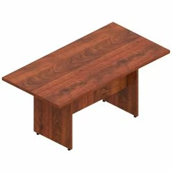 Offices To Go Superior Laminate 96" Conference Table, American Dark Cherry (TDSL9644RECSADC)