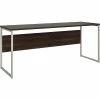 Bush Business Furniture Hybrid 72" W Computer Desk, Black Walnut (HYD272BW)