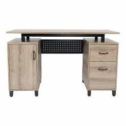 Techni Mobili 51" Computer Desk, Neutral Touch With Gray Finish (RTA-0054-GRY)