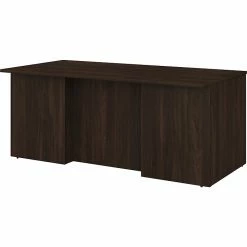 Bush Business Furniture Office 500 71" Executive Desk, Black Walnut (OFD172BWK)
