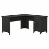 Bush Furniture Salinas L Shaped Desk With Storage, Vintage Black (SAD160VB-03)
