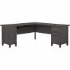 Bush Furniture Somerset 72"W L-Shaped Desk With Storage, Storm Gray (WC81510K)