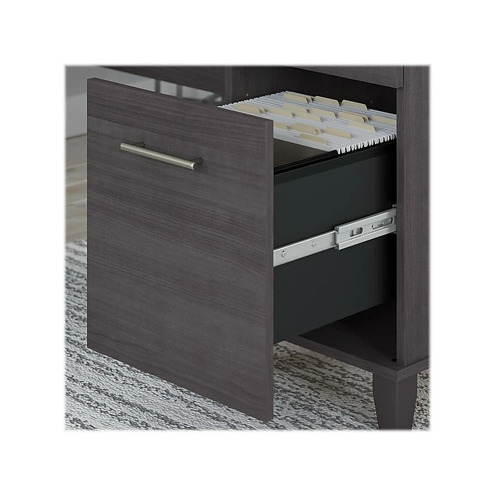 Bush Furniture Somerset 72"W L-Shaped Desk With Storage, Storm Gray (WC81510K) - Image 5