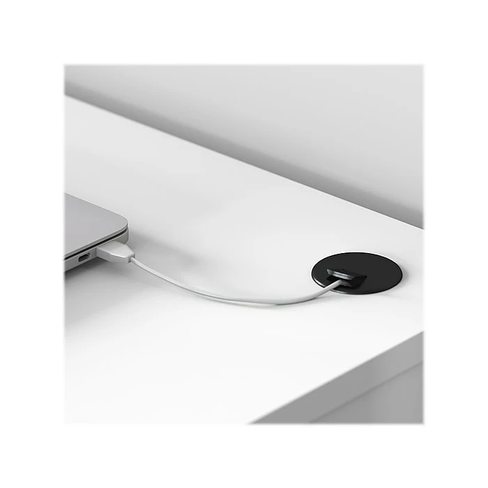 Bush Furniture Cabot 60" Corner Desk, White (WC31915K) - Image 7