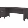 Bush Furniture Somerset 72" Office Desk, Storm Gray (WC81572)