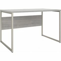 Bush Business Furniture Hybrid 48" W Computer Desk With Metal Legs, Platinum Gray (HYD248PG)
