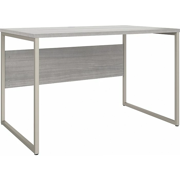 Bush Business Furniture Hybrid 48" W Computer Desk With Metal Legs, Platinum Gray (HYD248PG)