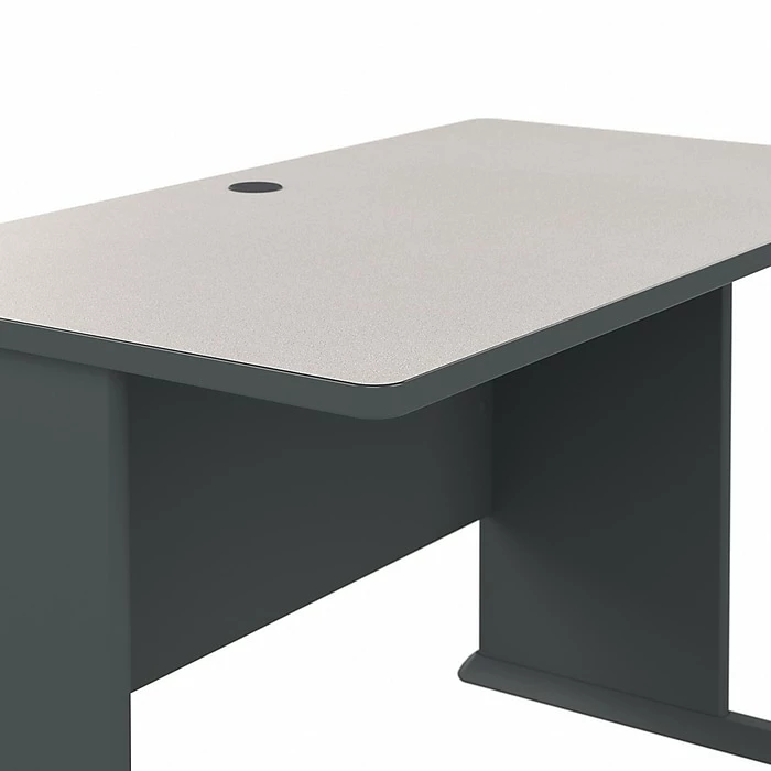 Bush Business Furniture Cubix 48W Desk, Slate/White Spectrum (WC8448A) - Image 8