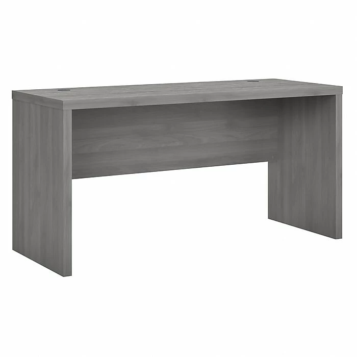 Office By Kathy Ireland® Echo 60"W Credenza Desk, Modern Gray (KI60406-03)