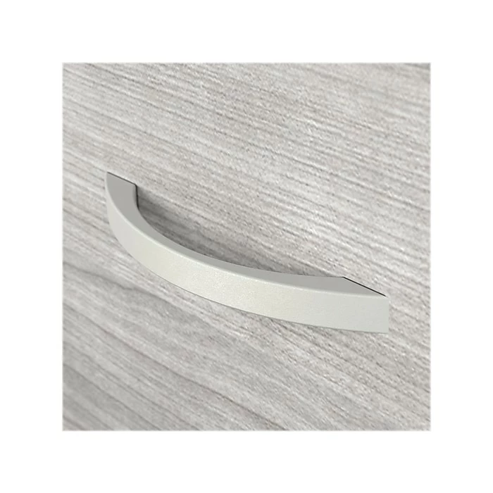 Bush Business Furniture Hybrid 60" L-Shaped Table Desk With Mobile File Cabinet, Platinum Gray (HYB029PGSU) - Image 5