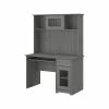 Bush Furniture Cabot 48" Computer Desk With Hutch, Modern Gray (WC31348T)