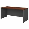 Bush Business Furniture Westfield 66W X 30D Office Desk, Hansen Cherry/Graphite Gray (WC24442A)