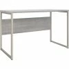 Bush Business Furniture Hybrid 48" W Computer Table Desk, Platinum Gray (HYD148PG)