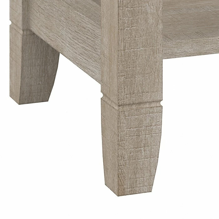 Bush Furniture Key West 34" Small Corner Desk, Washed Gray (KWD134WG-03) - Image 8