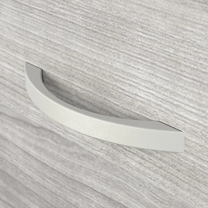 Bush Business Furniture Studio A 83"W Corner Computer Desk With 3-Drawer Mobile File Cabinet, Platinum Gray (STA003PGSU) - Image 8