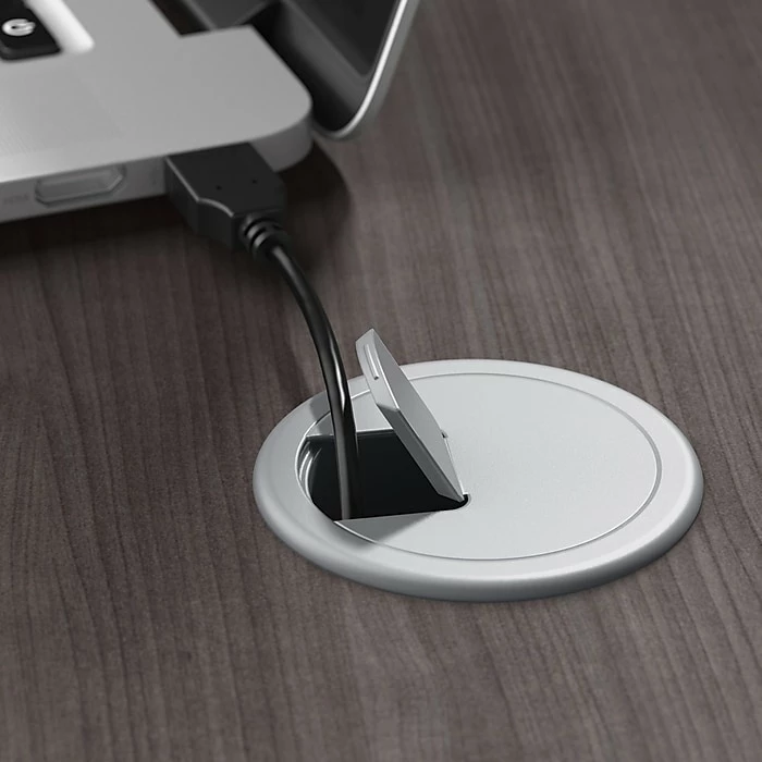 Bush Business Furniture Studio A 48"W Computer Desk, Storm Gray (SDD248SG) - Image 7