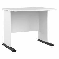 Bush Business Furniture Studio A 36"W Small Computer Desk, White (SDD136WH)